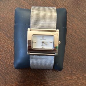 Silver Mesh Strap Watch